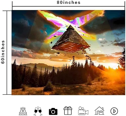 Miniatura 9 de Ine Ive Tapiz de naturaleza del bosque, Gravity Falls Tapiz de dibujos animados 40x30 pulgadas Fantasía Naturaleza Paisaje Decoración de pared para