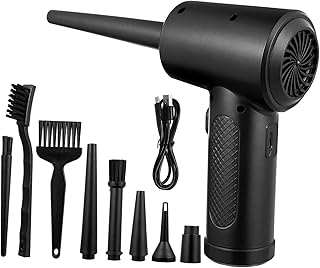 PartyKindom Soprador De Poeira De Computador Espanador De Teclado Espanador Portátil Limpador De Ar Comprimido Sem Fio Ar Comprimido Ar Comprimido Para Compressão De Computador Espanador De