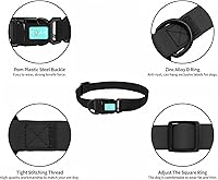 Vista 4 de Collares de perro impermeables, collares de goma antiolor, duraderos, ajustables para perros pequeños, medianos y grandes, collares fáciles