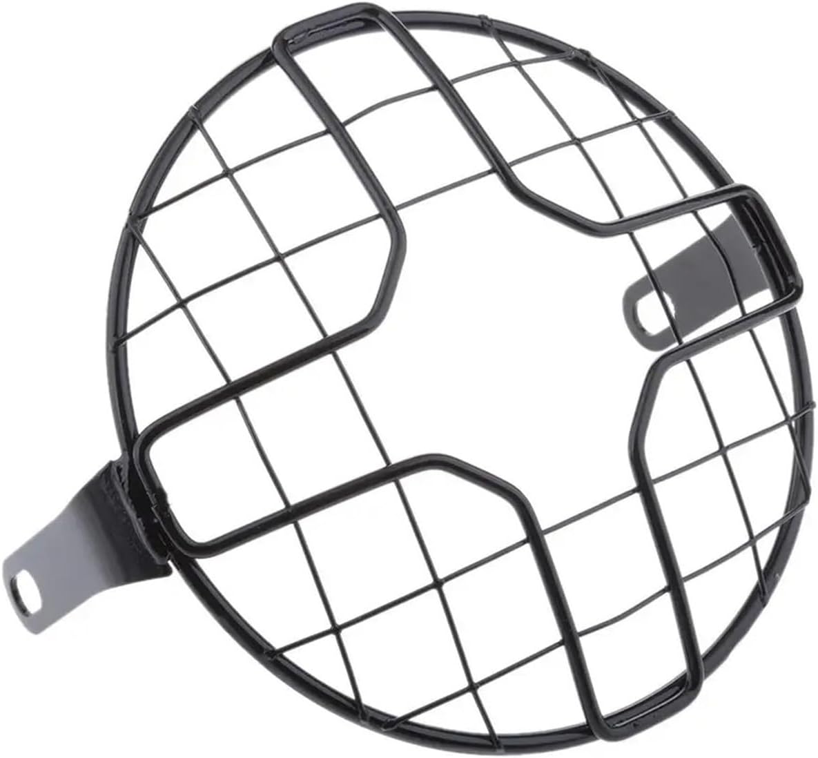 7インチメタルメッシュグリルバイクヘッドライトガード ヘッドライトカバー