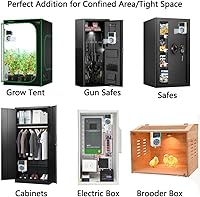 Vista 2 de Auto Small Dehumidifier for Grow Tent/Electric Box/Storage Cabinet/Closet/Safes, Smart Dehumidification Kit Eliminates Moisture for Confined Space