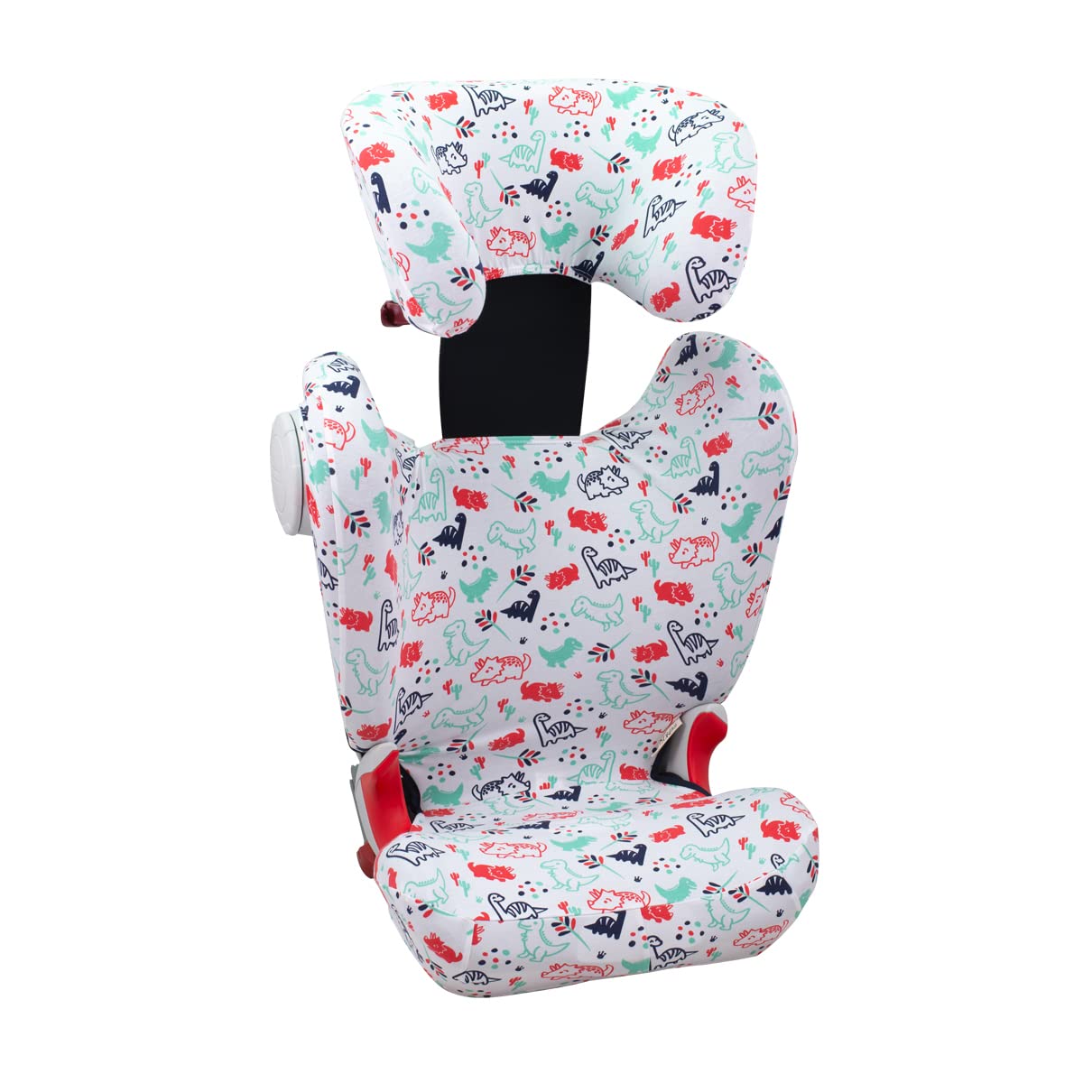 JYOKO KIDS Bezug kompatibel mit Römer KIDFIX II XP SICT, kidfix 2 S, Kidfix Z - Line (DINO PARTY, OHNE AUGE)