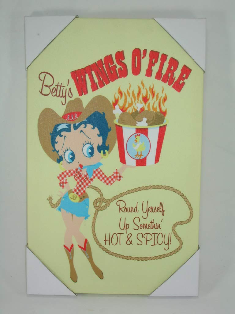 Amazon.com: Betty Boop Canvas Print Gallery Wrap Style Wall