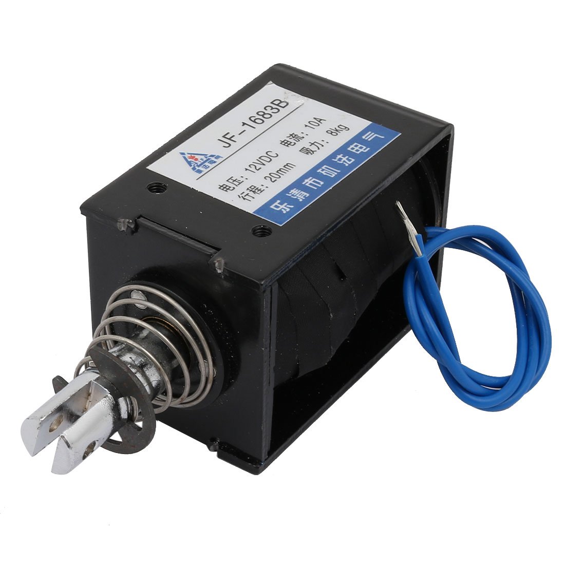 sourcing map Bastidor tipo empujar-tirar solenoide imán electro imán Cc12V