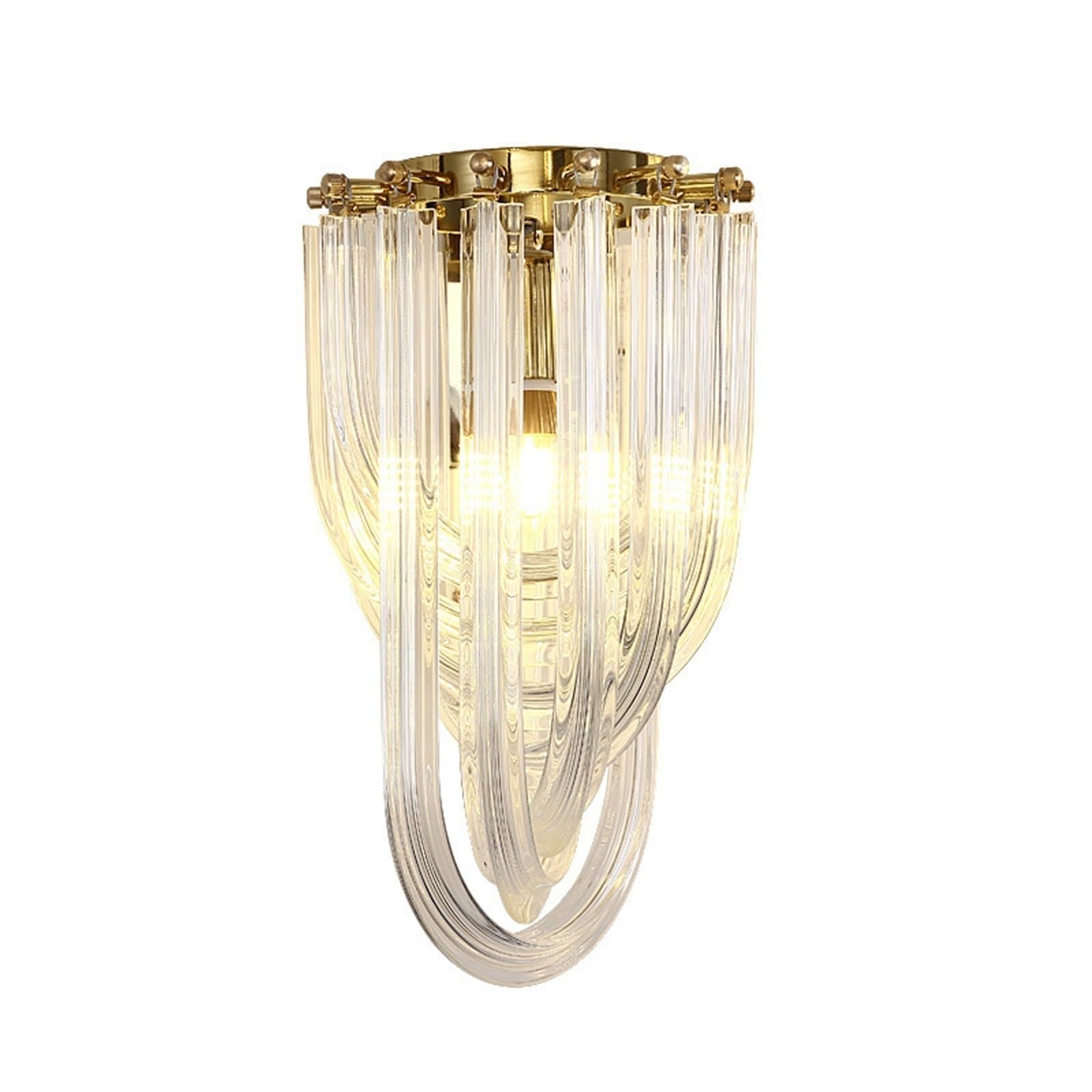 LUOYAOB Modern Nordic Retro Glass Wall Sconce Black Iron Wall Mounted Light Fixture with Frosted Glass Shade E12 E14 Base for Bedroom Living Room Hallway Bedside Entryway Indoor Decor