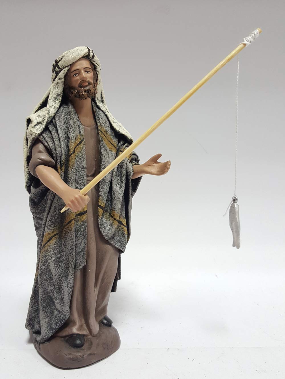 Pastor pescando, para Figuras de 17 cm