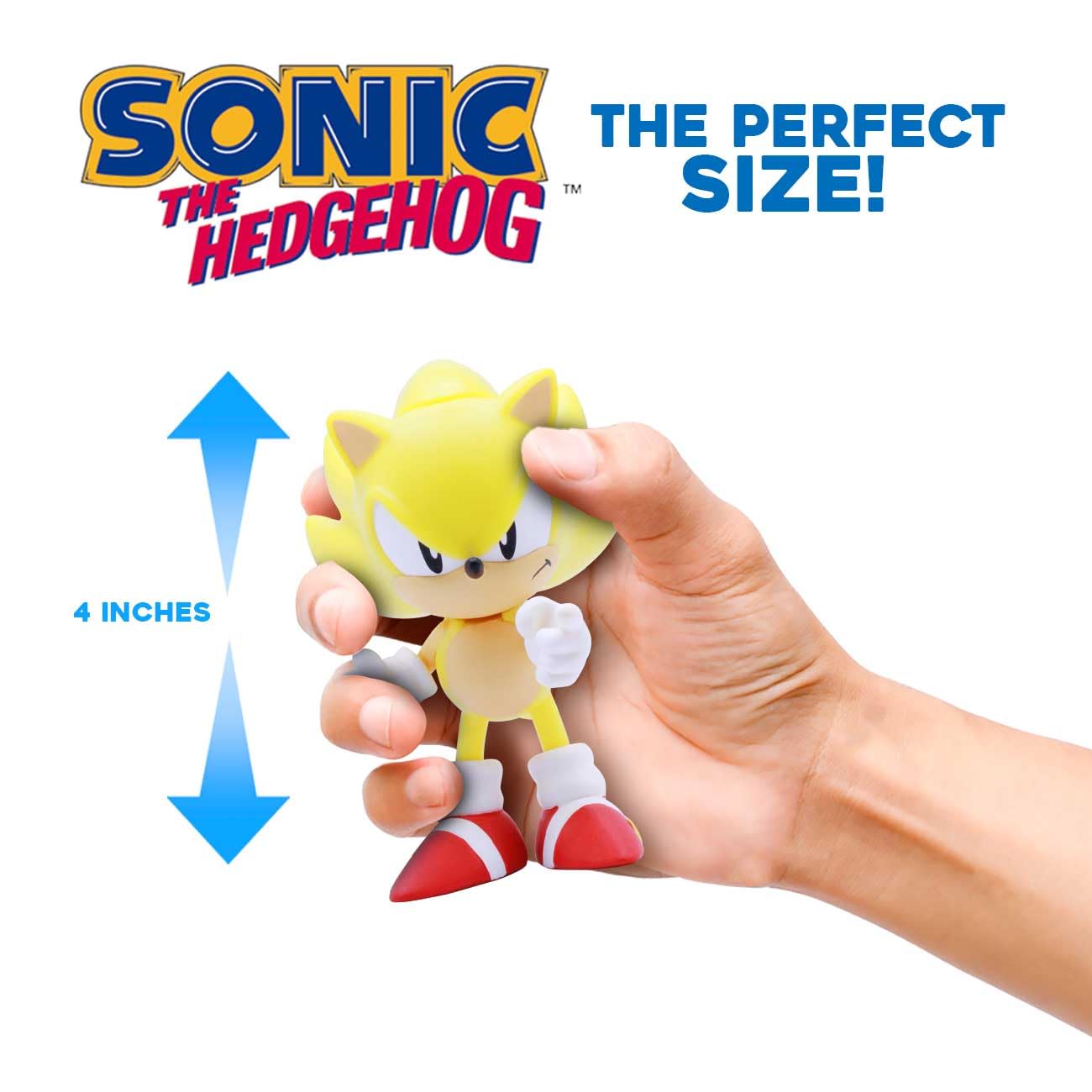 Just Toys LLC Sonic The Hedgehog Action Figure (Super Sonic Series 2)