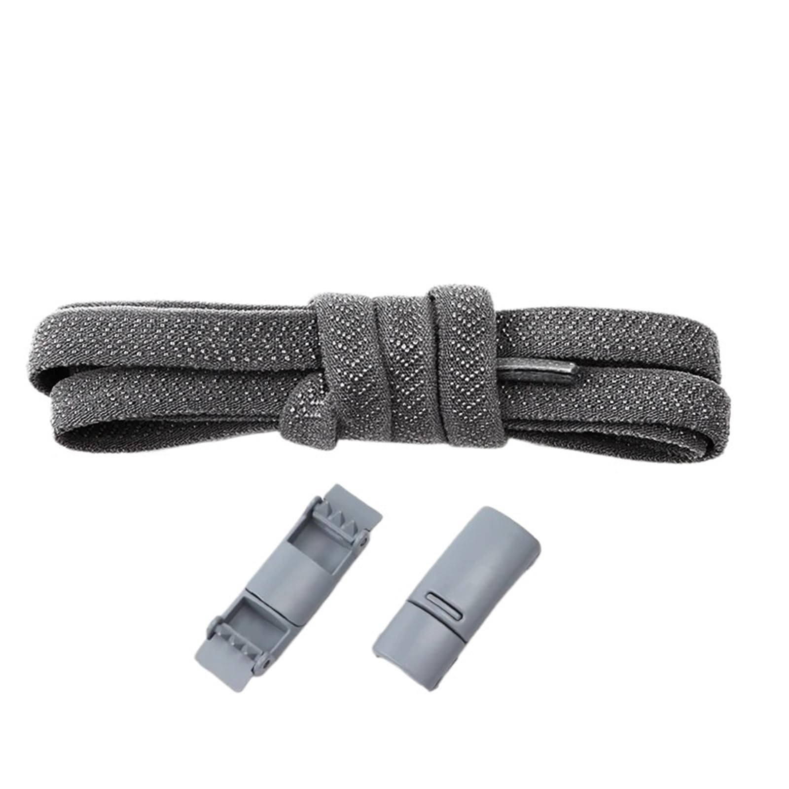 5 paia di lacci elastici piatti senza for scarpe da ginnastica, in gomma elasticizzati Per Scarpe da Ginnastica