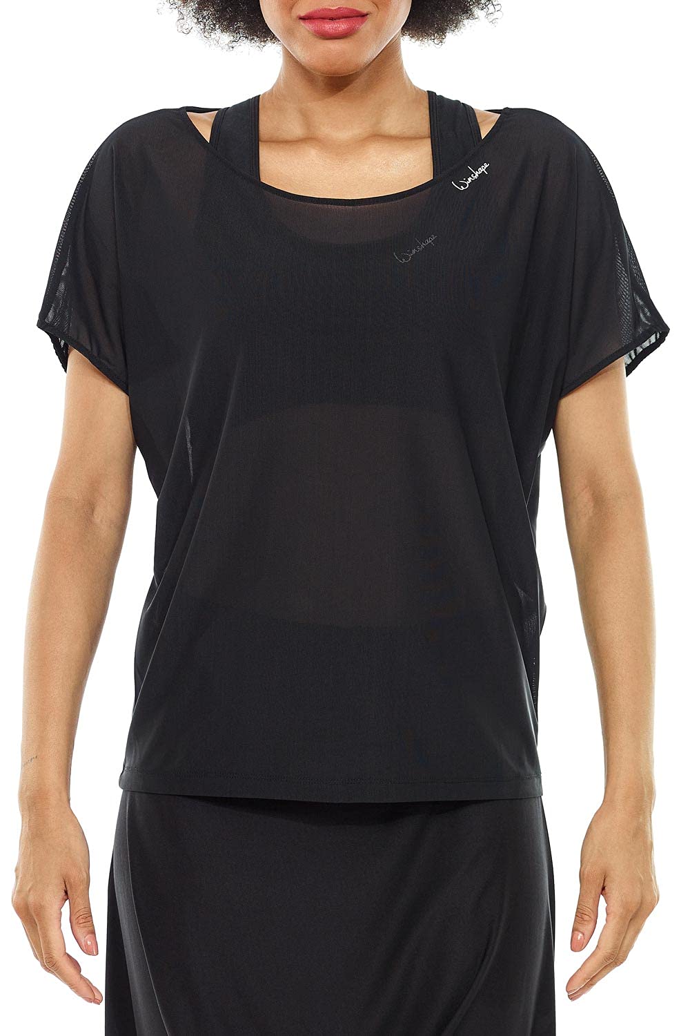 WINSHAPEWomen Winshape Damen Funktionelles, Leicht Transparentes Mesh-dance Top Dt105 T-Shirt