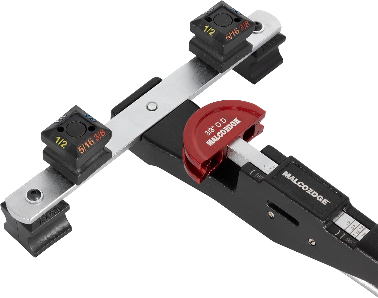 MalcoEdge TBMS Tube Bender Multi-Size Kit – Manual Tubing Bender Set for Copper and Aluminum Lines in HVAC, Plumbing, and Refrigeration Applications