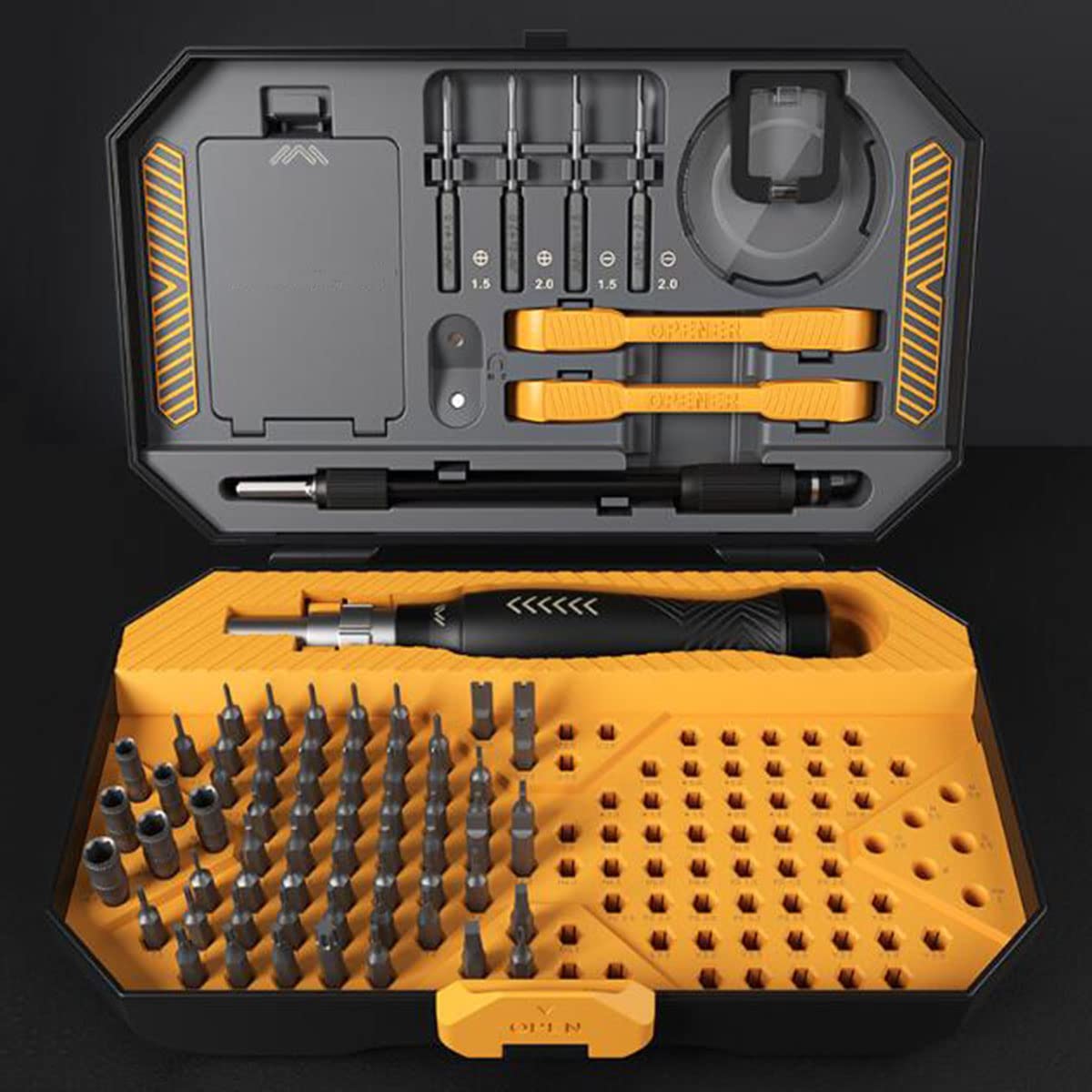 Juego De Destornilladores Pequeños, Juego De Destornilladores De Precisión Mini con Estuche, Kit De Herramientas Domésticas 145 En 1 para Reparación De Computadoras, Relojes, Anteojos