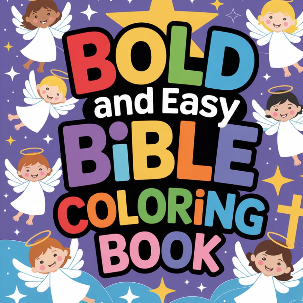 Bold And Easy Bible Coloring Book