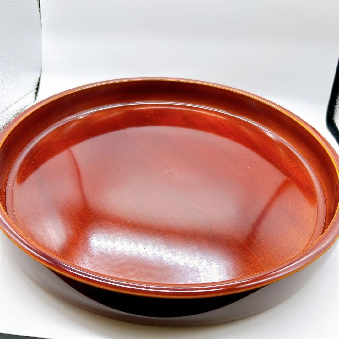 飛騨春慶 赤色 丸型椀 赤色木製丸型椀 高級漆器 菓子器 飛騨