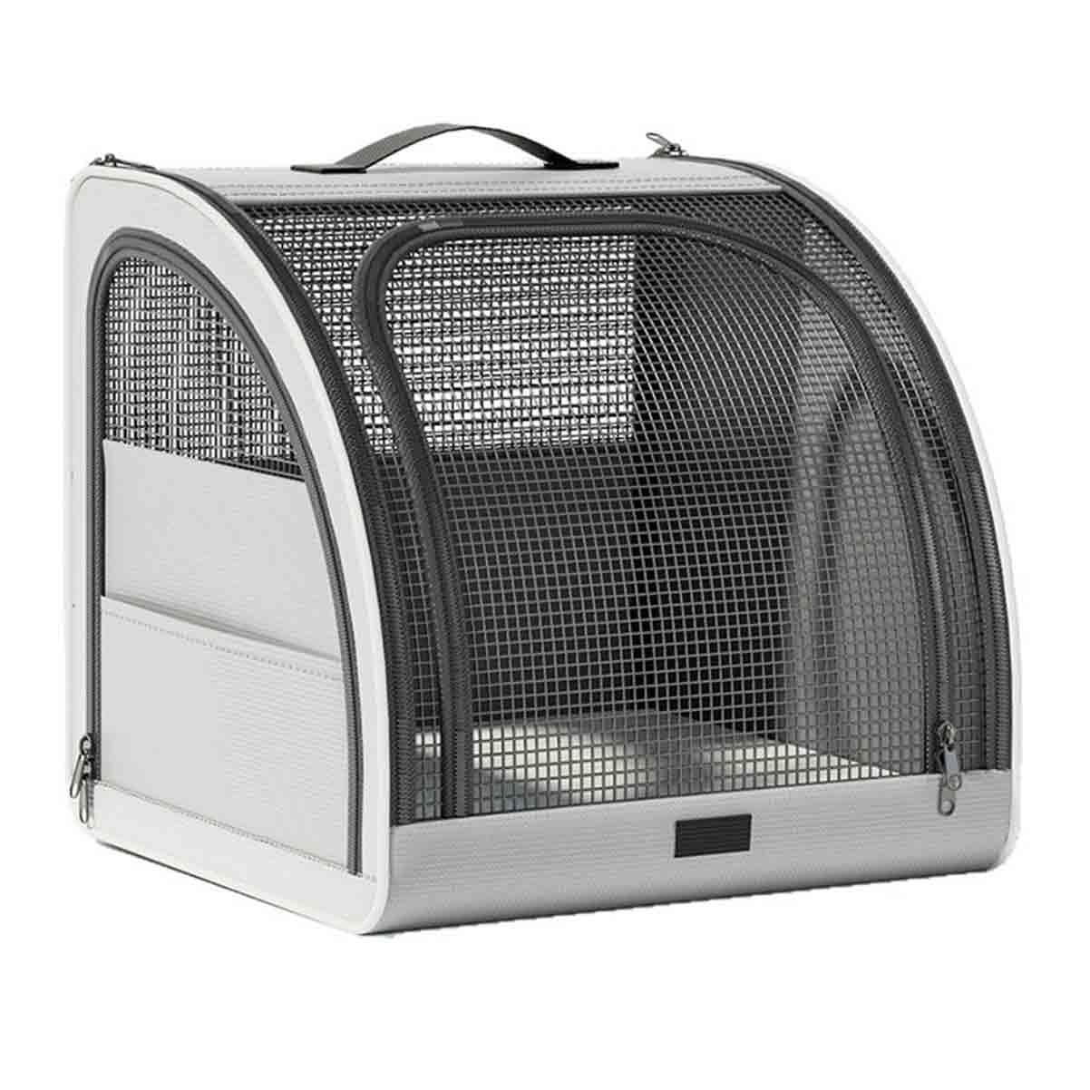 Car Kennel, Pet Car Mat, Cat Kennel, Pet Travelling Carrier, Dog Car Carrying Nest (for Pets up to 15kg)(Grey)