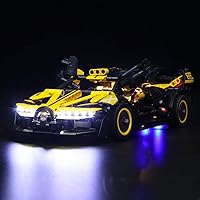 Vista 1 de BrickBling Luz LED compatible con Lego Technic Bugatti Bolide 42151, kit de iluminación creativa compatible con Lego 42151, para ventiladores