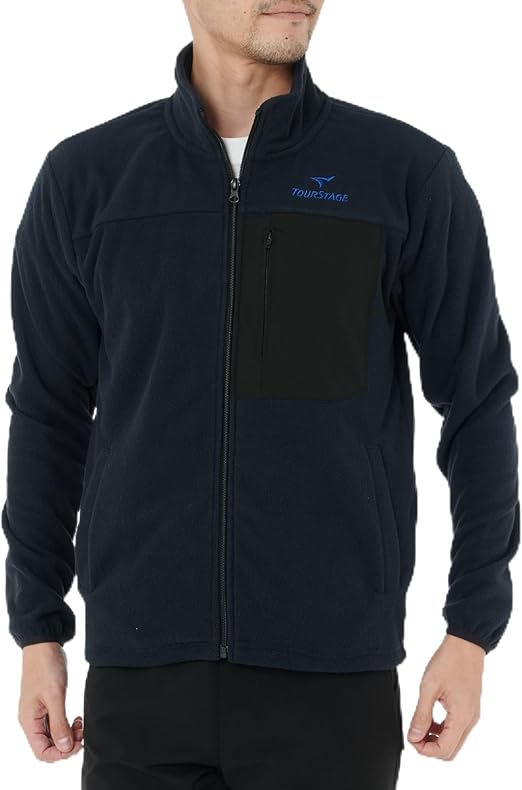 TOURSTAGE フリースジャケット M グレーセットアップ　メンズ Amazon.co.jp: ツアーステージ フリースジャケットDTT91D : ファッション