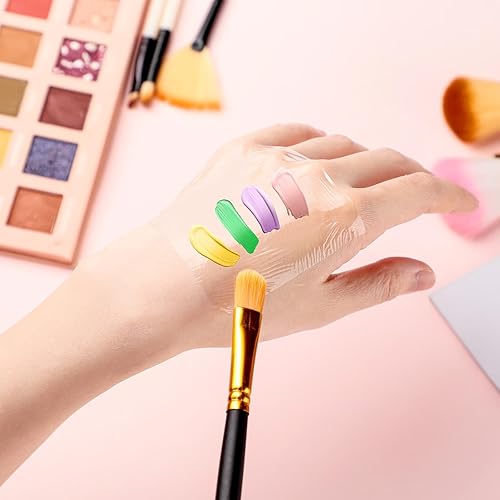 200 Pieces Makeup Hand Palette Single Use Waterproof Makeup Mixing Palette Disposable Foundation Mixing Tray Adhesive Artist Cosmetic Tape for Women(3.15 x 3.15 Inch)(3.15 x 3.15 Inch)