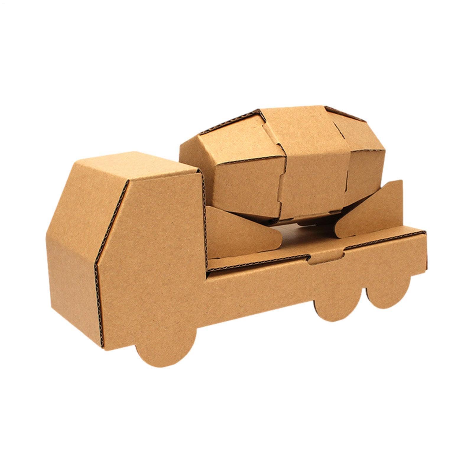 Paper House - Cardboard Coloring Playhouse, Parent-Child Interactive Paper House Toys, Papers Toys DIY Making, DIY Cardboard Model Making For Kids, Classroom, Home, Christmas