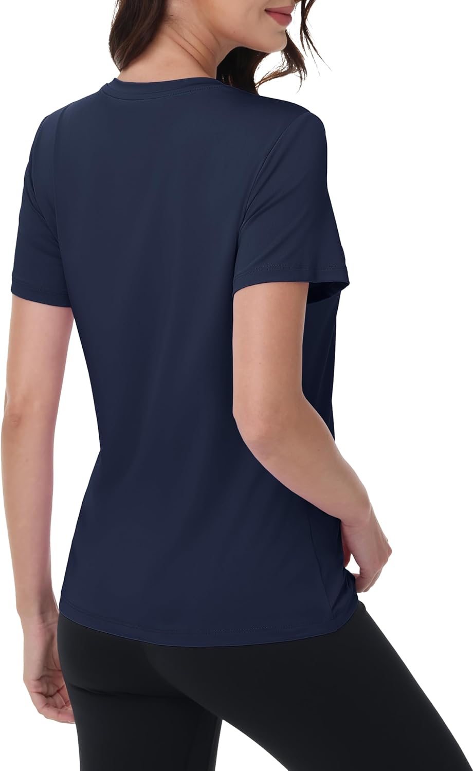 MAGCOMSEN Women's Short Sleeve Shirt UPF 80+ Sun Protection T-Shirts Quick Dry Workout Gym Running Tops - Image 3
