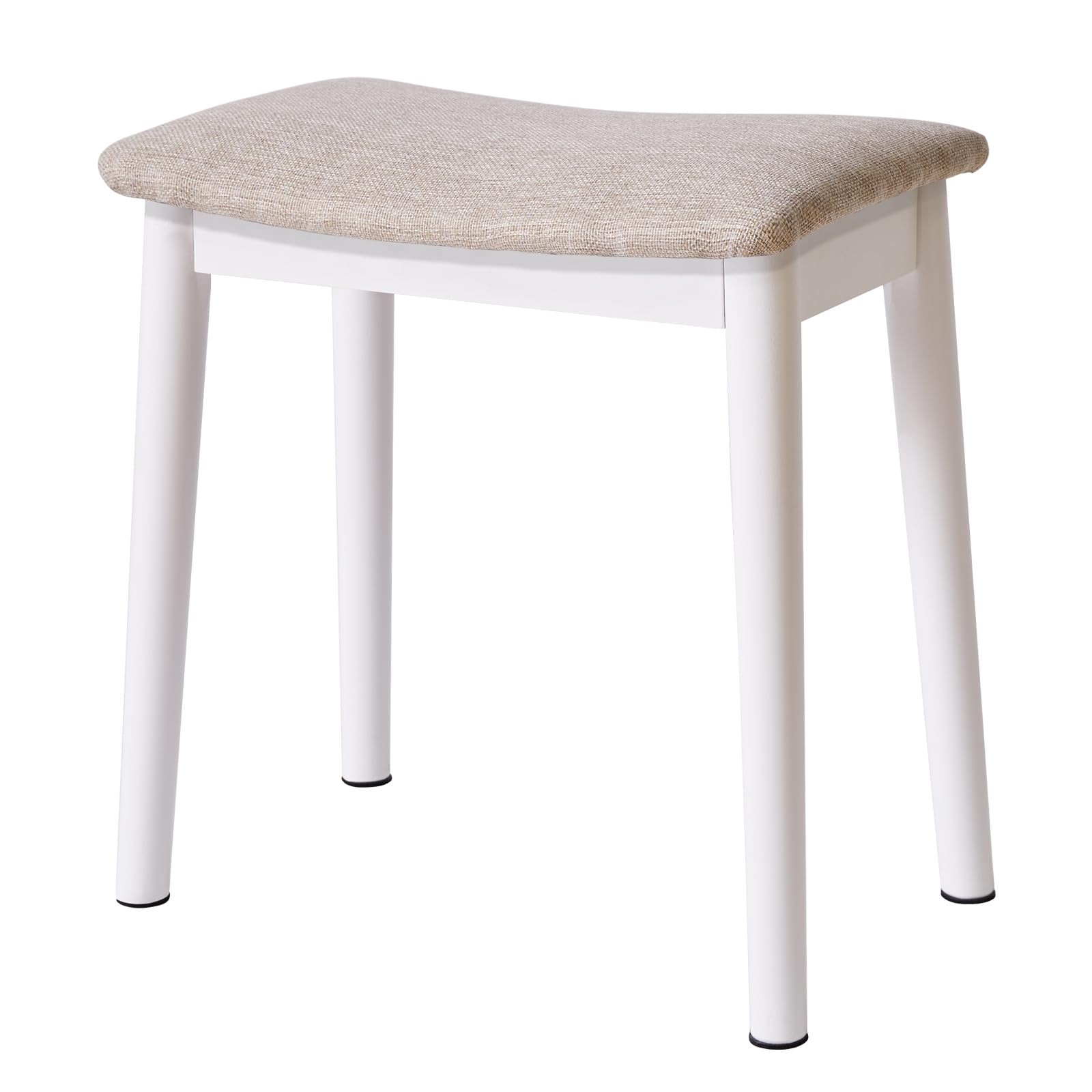 Amazon.com: IBUYKE Saddle Cushion Vanity Stool Chair, Foot Rest