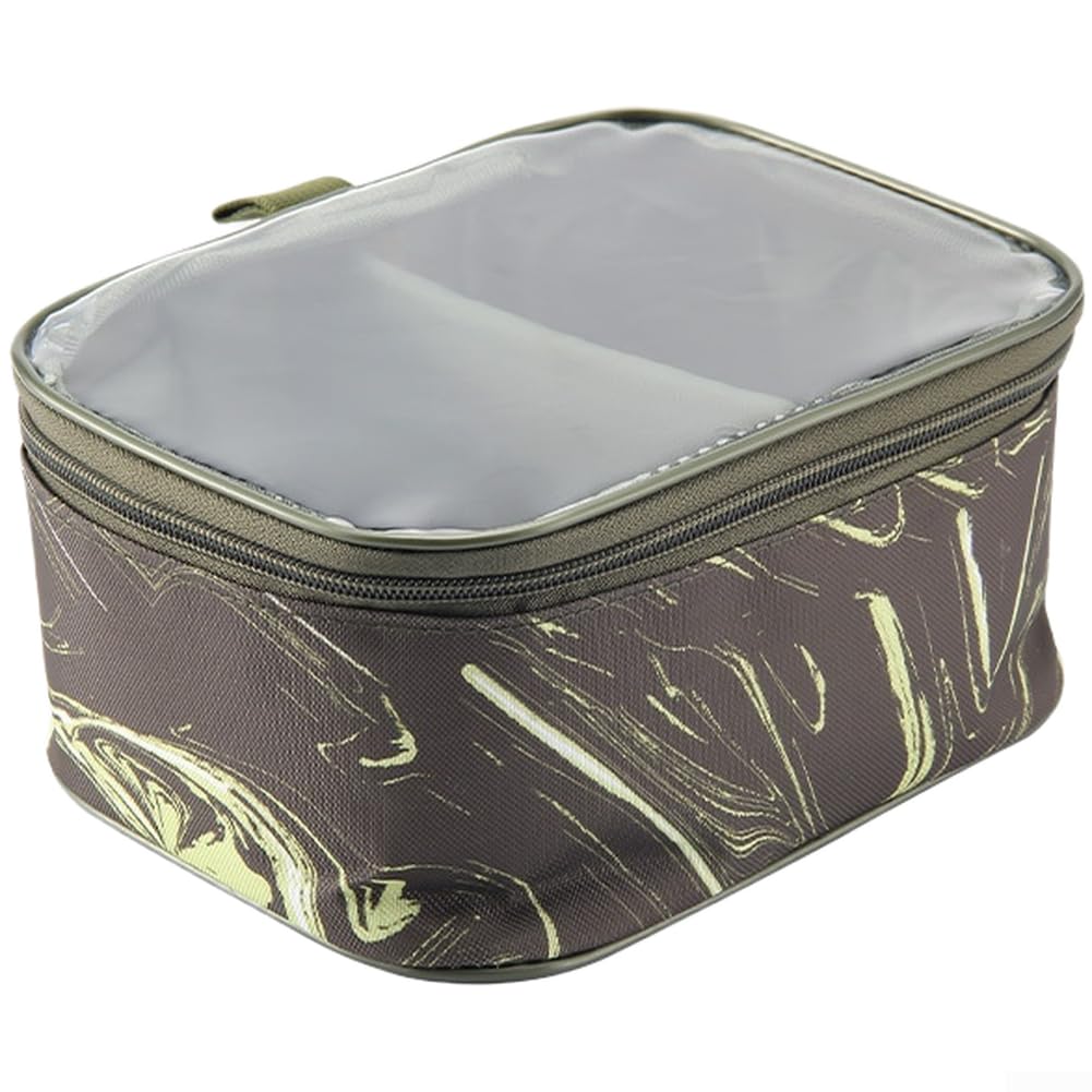 Borsa impermeabile per mulinello da pesca, in PVC Oxford, con finestra (C)