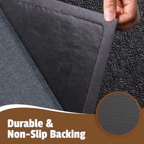 HOMEK Front Door Mat Outside Entrance, 72" x 48" Doormat Outdoor Indoor Entrance, Non Slip Indoor Mats for Entryway, Heavy Duty Waterproof Low Profile Welcome Mat for Entry, Patio, High Traffic Areas by HOMEK - Image 5