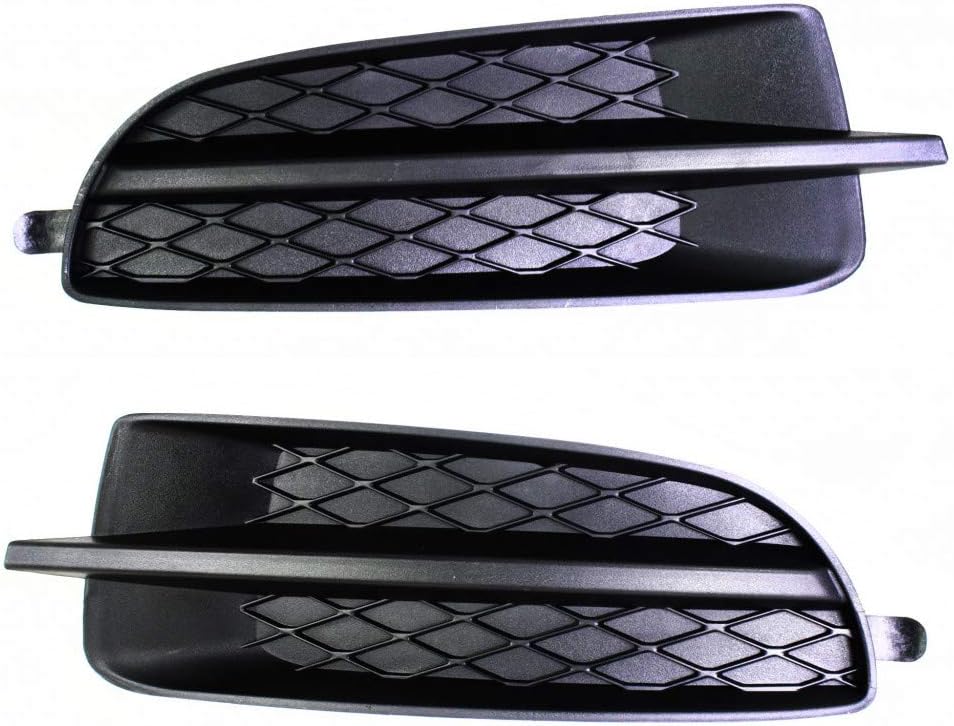 For Buick LaCrosse Fog Light Cover 2010 11 12 2013 Driver and Passenger Side Pair/Set | Black | GM1038122 + GM1039122 | 20859109 + 20859110
