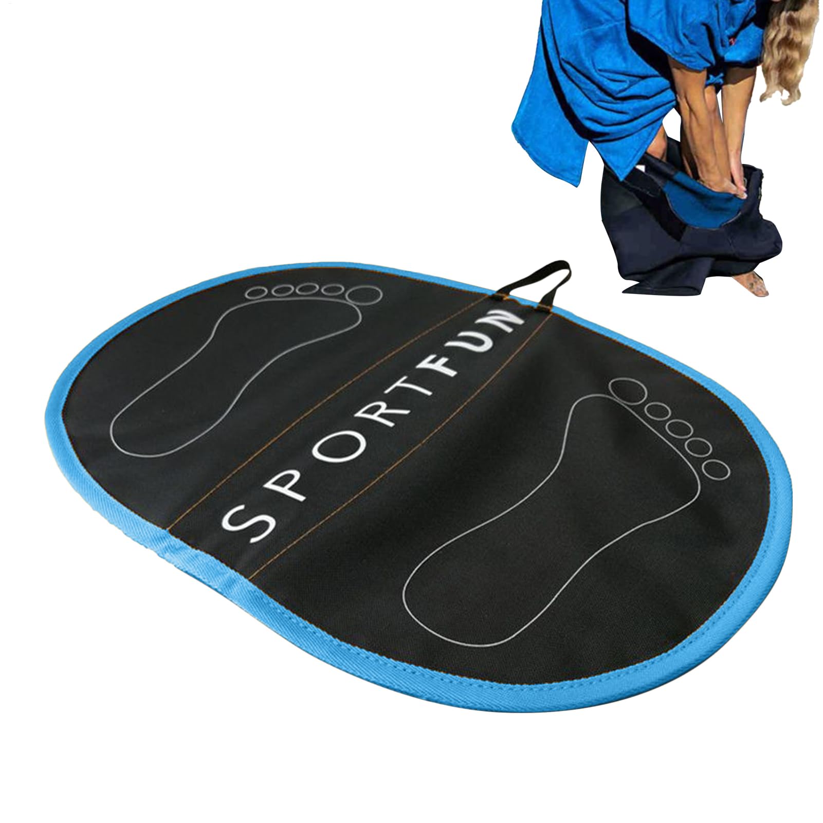 Changing Mat for Pool and Swimming Pool Waterproof Accessories for Diving and Snorkelling, Foldable Changing Mat for Surfing with Carry Handle - for Women Men Swimming Pool Sunbathing Sand Outdoor