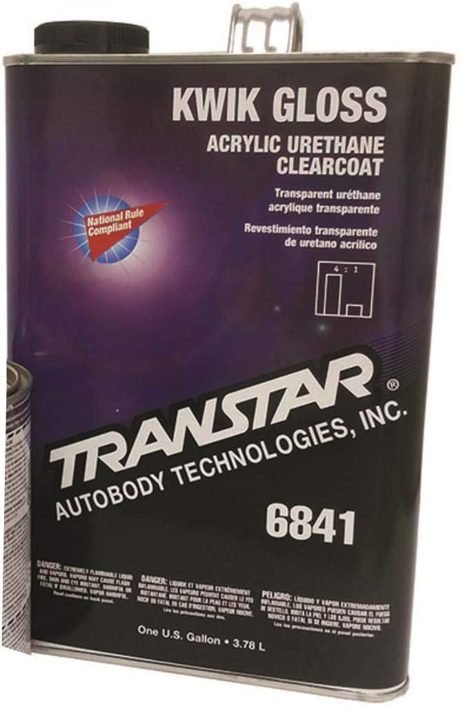 TRANSTAR 6841 Kwik Gloss Clear Coat - 1 Gallon