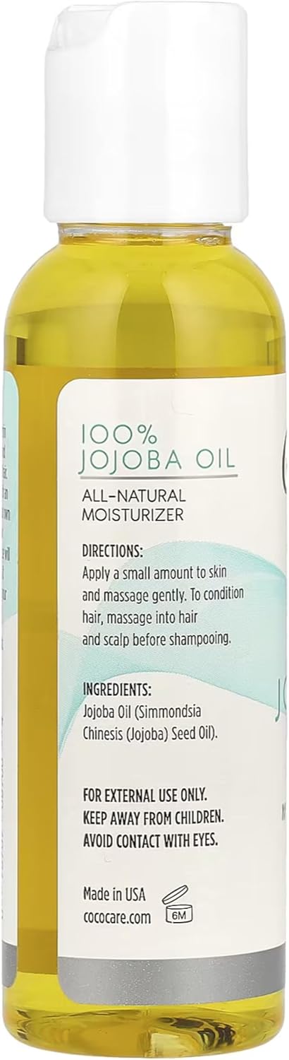 Cococare All Natural 100% Jojoba Oil, 2 Ounce (Pack of 5)