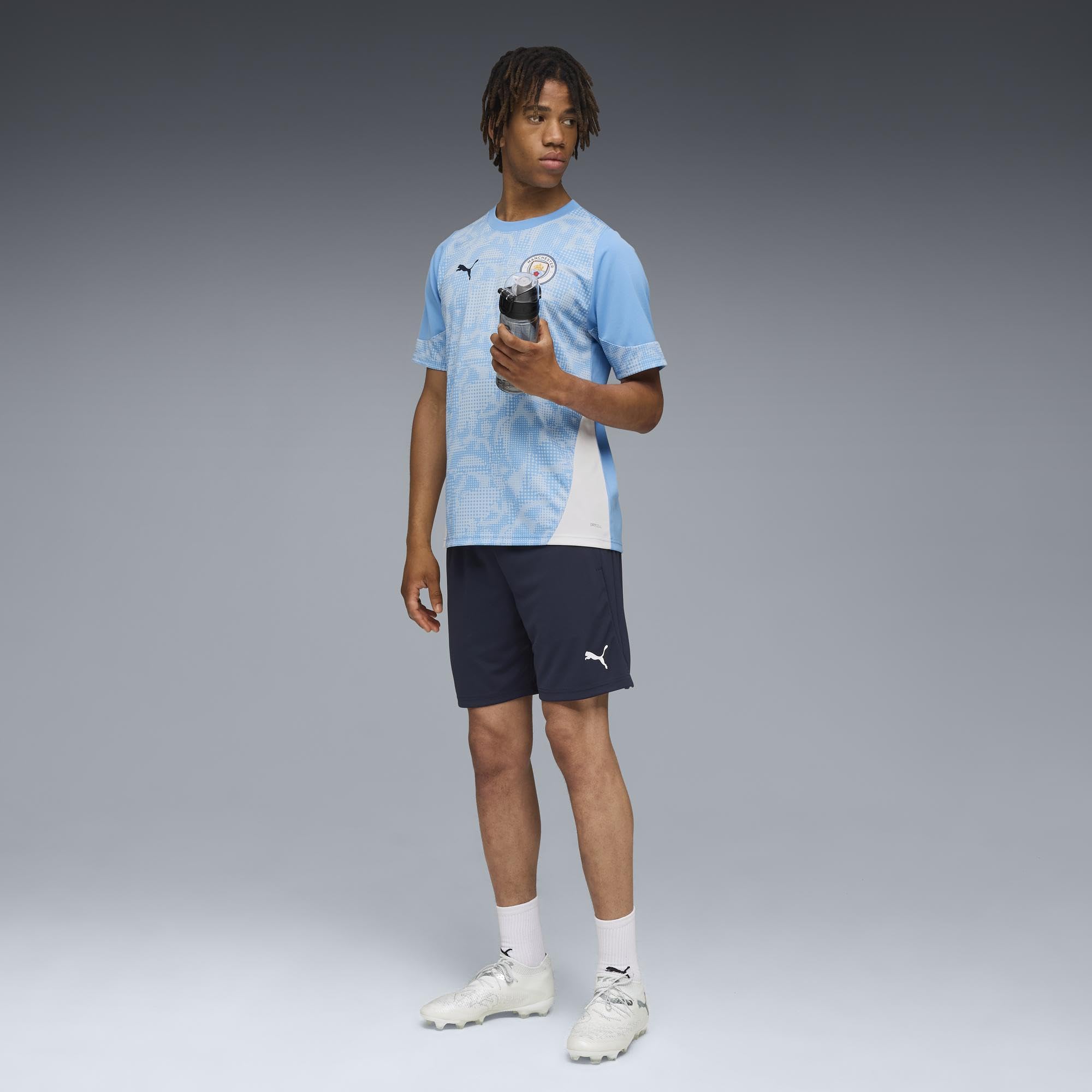 Puma Manchester City FC Pantalones Cortos de Entrenamiento con Bolsillo para Hombres 25/26