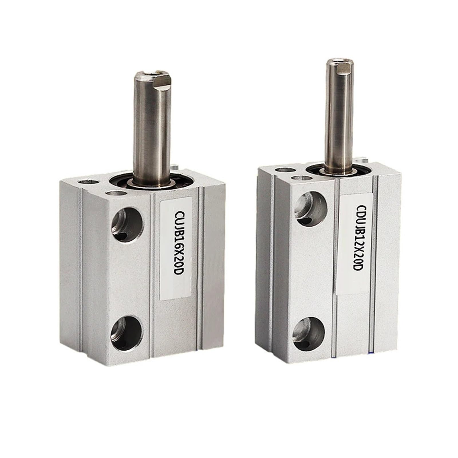 Cylindre carré CUJB10 à fixation directe et course micrométrique de 4mm