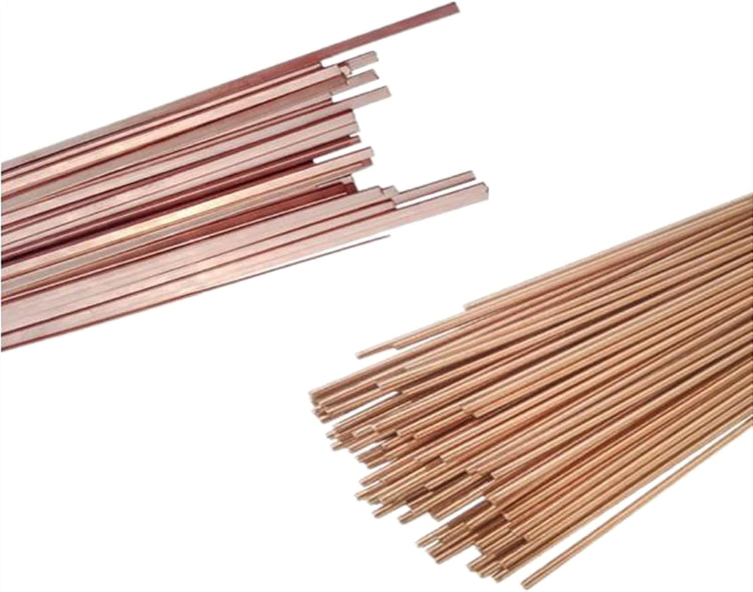 Welding Rods 1.0/2.0mm*500mm Phosphorus Copper Electrode Welding Rod Brass Welding Wire Bronze