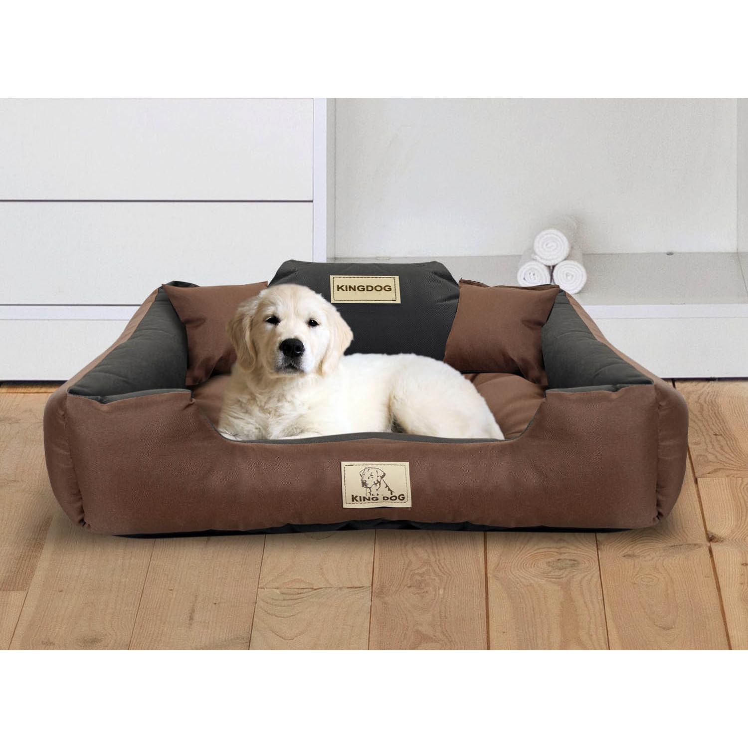 KingDog Prestige Hondenbed, dierenbed, huisdierbed, ovaal