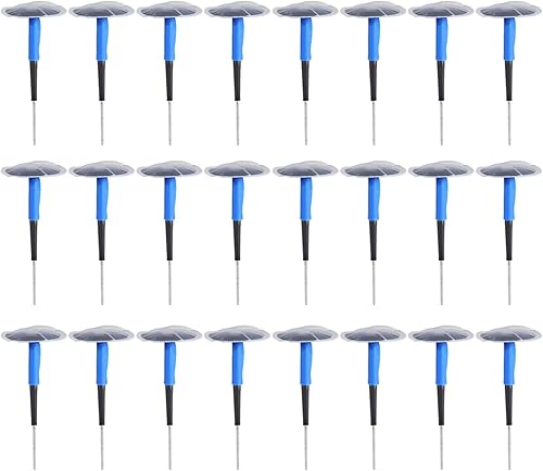 Miniatura 10 de 24 parches radiales de pinchazos de neumáticos, herramienta de reparación de neumáticos para automóvil, motocicleta, reparación universal