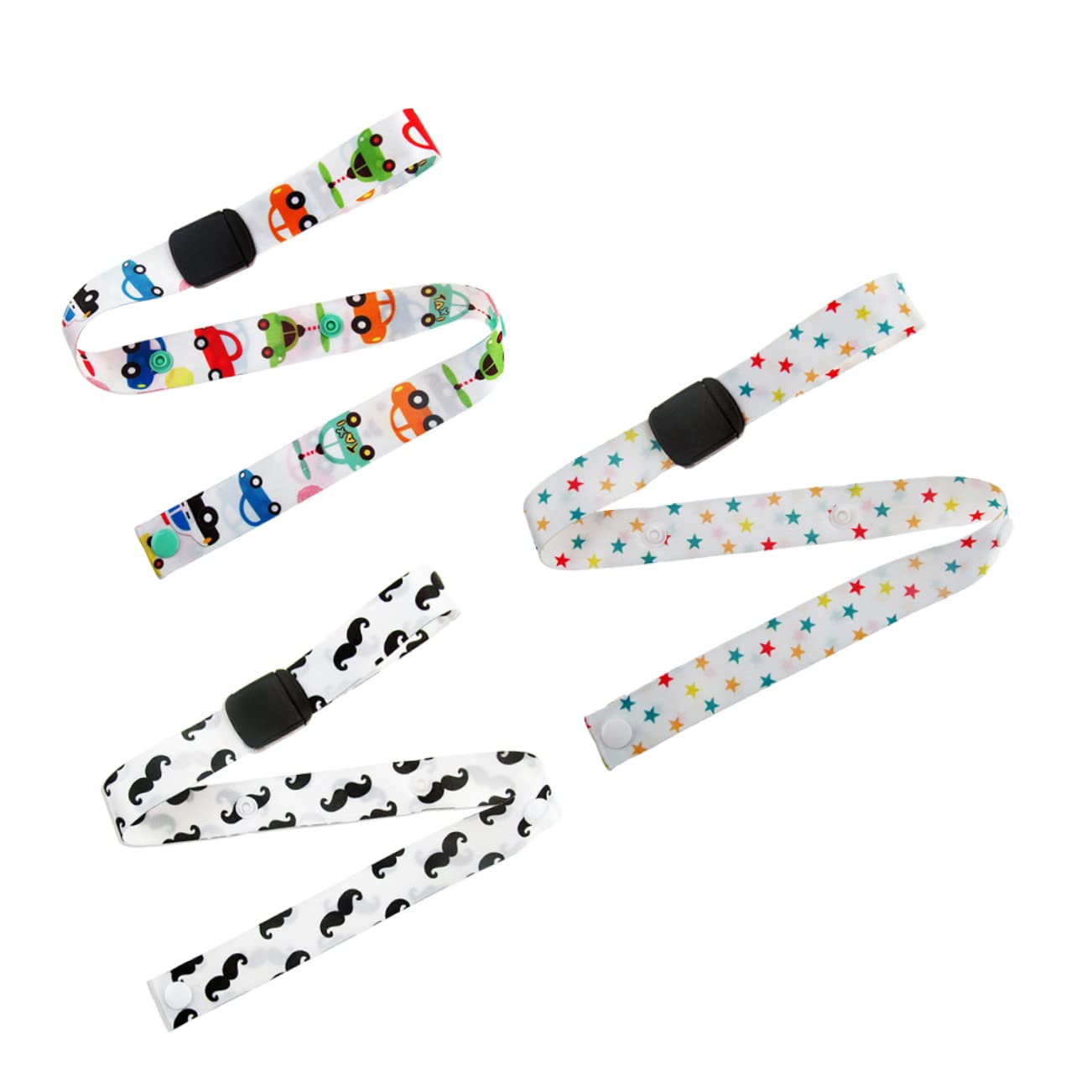 Toddmomy 3pcs Baby Bottle Anti Drop Chain Baby Stroller Cup Holder Sippy Cup with Straw Cart Cup Holder Bottles Harness Straps Sippy Cup Holder Strap Sippy Cup Sling Sippy Cup Safety Straps