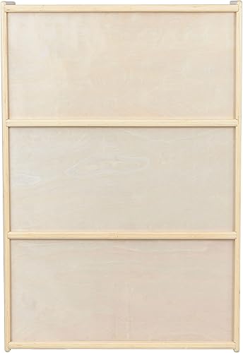 Miniatura 5 de Estantería de tres estantes para niños, 41.5 pulgadas de alto x 24 pulgadas de ancho x 11.5 pulgadas de profundidad, estantes resistentes de madera