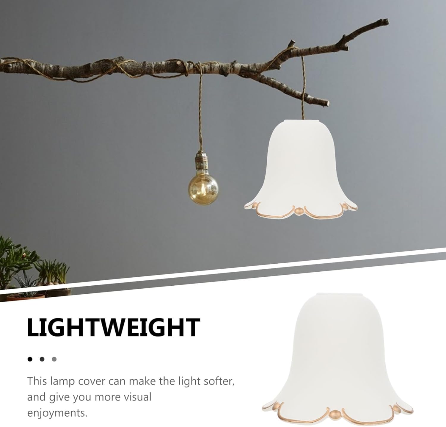 Ceiling Light Shade Glass Lamp Shade Lampshade for Living Bedroom Kitchen and Restaurant Decor Versatile Light Shades for Various Ceiling Fixtures