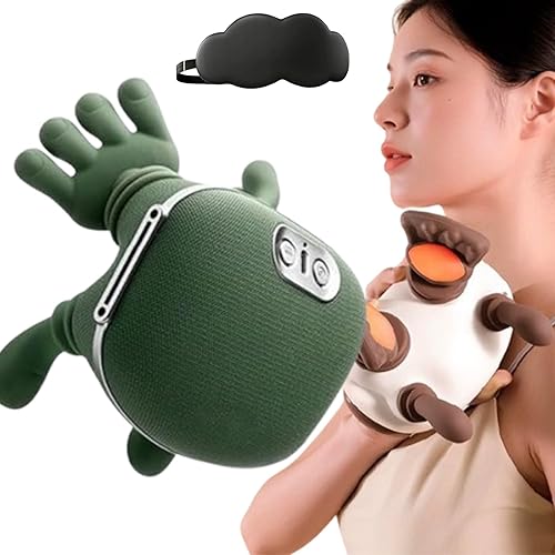 N7 - Masajeador de manos maestras profesionales para cuello y hombros con dedos, masajeador que parece una mano, masajeador de manos reales,