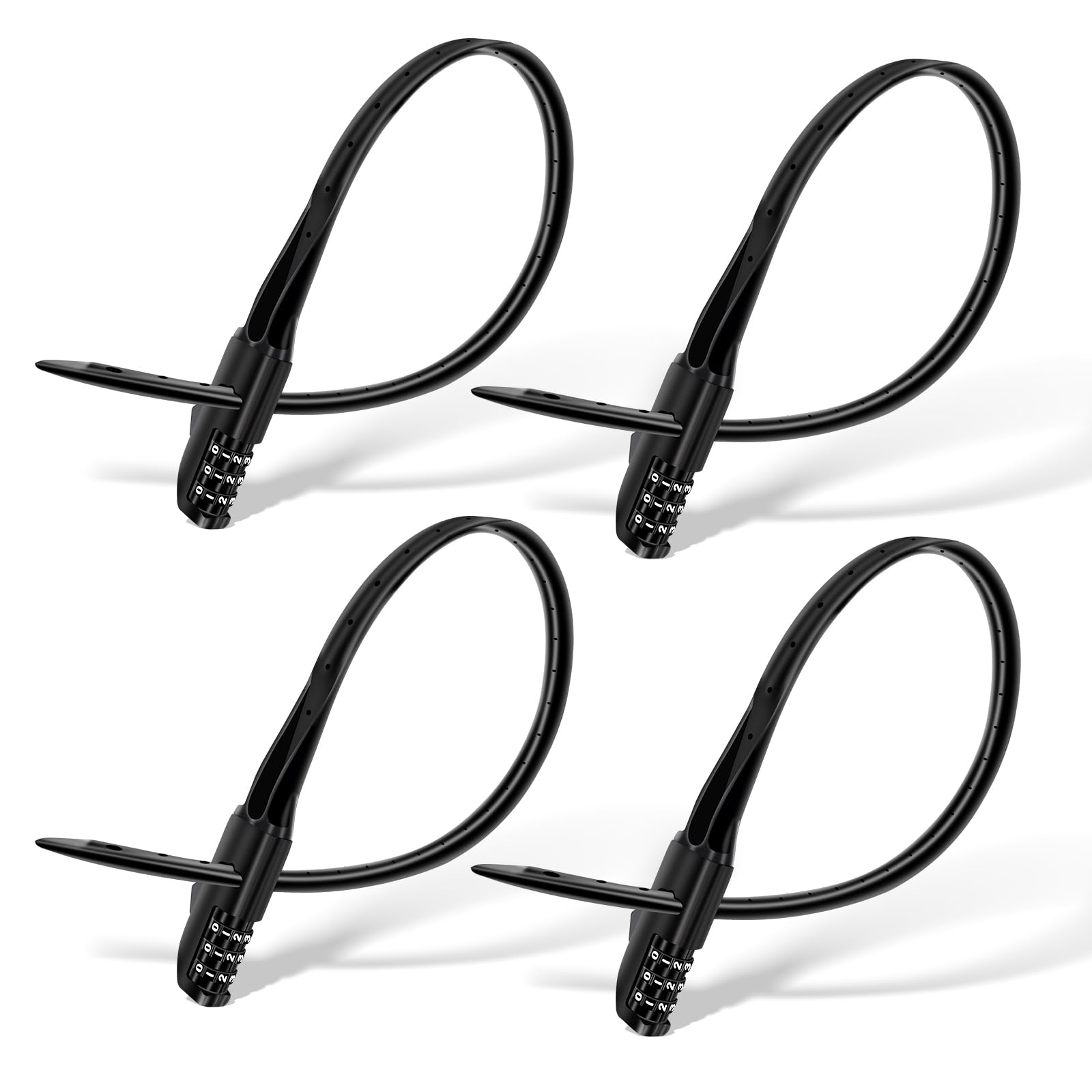 Cadenas pour vélo et poussette OKG lot de 4 verrous pour la vie