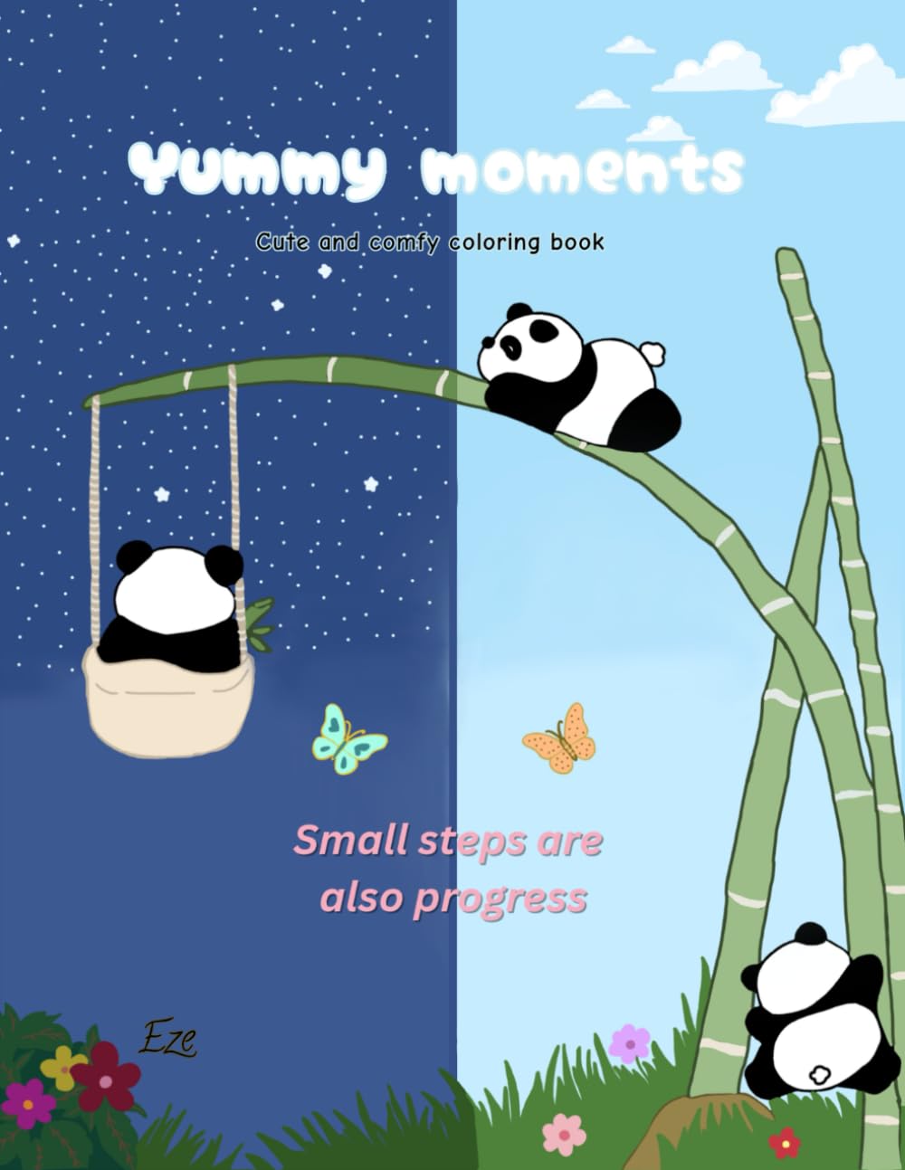 Yummy moments: Cute and comfy coloring book