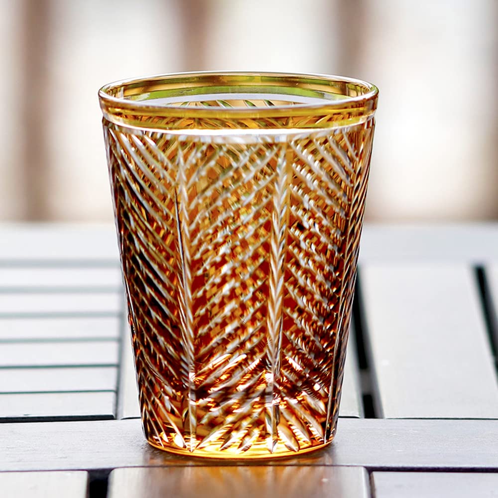 Amazon.com: JINZHI Japanese Style Hand Cut Crystal Glassware 10OZ