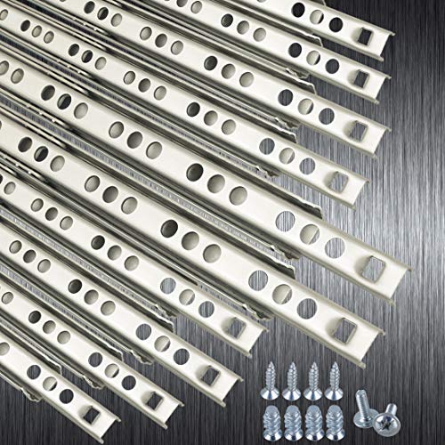 Preisvergleich Produktbild 10 EDELSTAHL Schubladenschienen Rollenauszug Teilauszug Teleskopschiene Kugelführung Schubladenauszug H: 17 / L: 182 mm