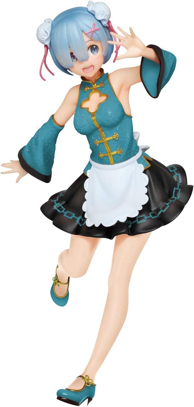 Taito Re:Zero Precious Figure Rem Mandarin Maid ver. Renewal, Multiple Colors (T83500)