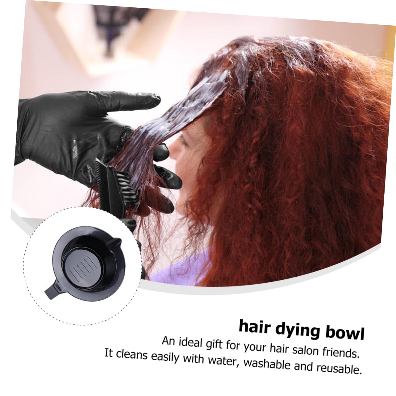 6 Sätze Haarfärbeschalen Mit Haarfärbeschalen Für Friseursalons Und Diy Haarfärbung Für Professionelle Anwendungen Langlebig Und Einfach Zu Handhaben 4 Stück * 6