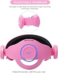 Head Strap for Oculus Quest 2, Adjustable Elite Strap with Silicone Controller Covers, VR Face Cover & Front Face Protector, Comfortable Replacement Set for Oculus Quest 2 Accessories (Pink)