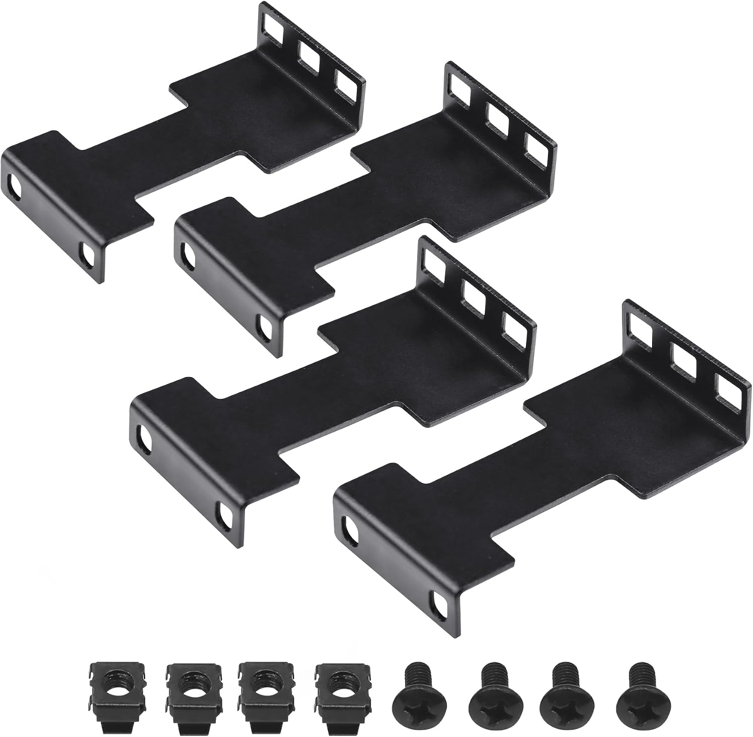 Amazon.com: Aiwaiufu 2 Pcs Server Rack Depth Extender, 1U Recessed Rack ...