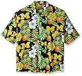 FOCO NCAA Michigan Wolverines Floral Button Up Shirt, Team Color, Large