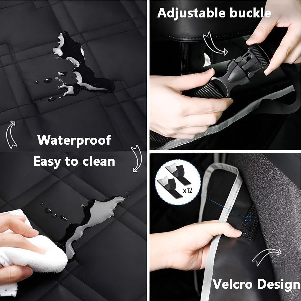 Protector Maletero para Audi SQ5 2013-2025, Funda Coche Perro Maletero Alfombrilla Protector Resistente a Arañazos con Protección Lateral,A
