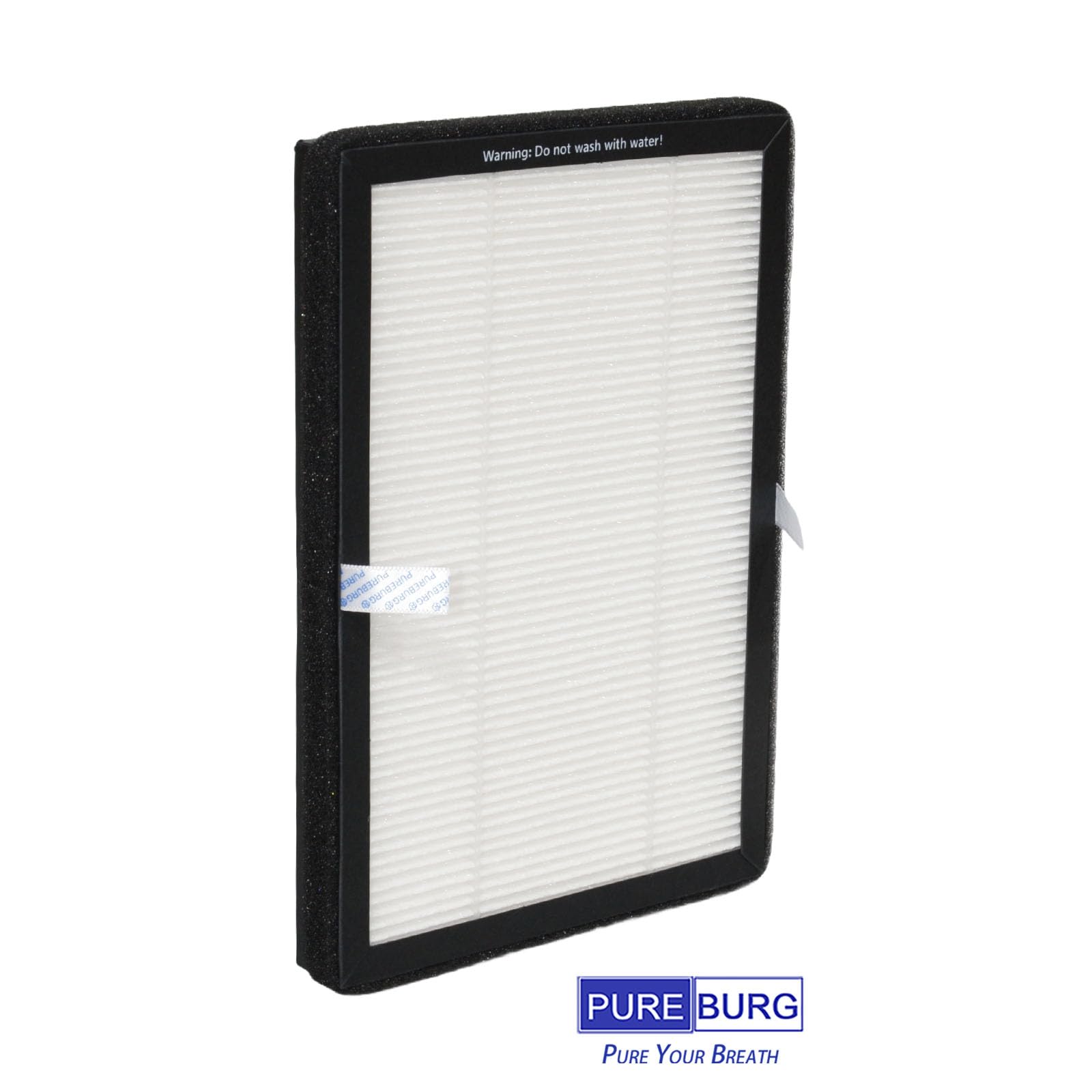 PUREBURG Ersatzfilter kompatibel mit Midea MFP-120i (BL) 2-in-1 Luftreiniger und Ventilator Turmventilator,4er-Pack HEPA Luft sauber